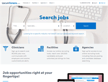 Tablet Screenshot of locumtenens.com