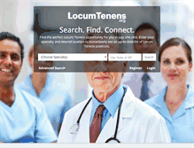 Tablet Screenshot of locumtenens.org